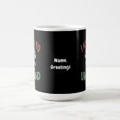 I Need to Unwind Funny Mummy Halloween Zombie Kaffeetasse (Mittel)