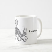 I. Neigung. Sogar. Kraken-Tasse Kaffeetasse (VorderseiteRechts)