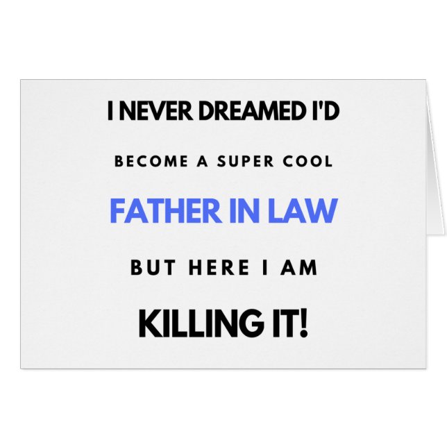 I Never Dreamed I d'Become A Super Cool Father In2 (Vorderseite (Horizontal))