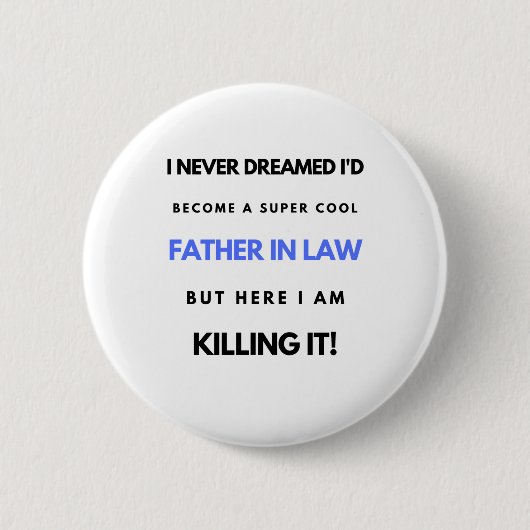 I Never Dreamed I d'Become A Super Cool Father In2 Button (Vorderseite)