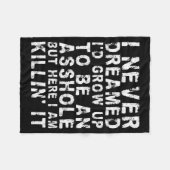 I Never Dreamed I'd Grow Up To Be An Hole, But Her Fleecedecke (Vorderseite (Horizontal))