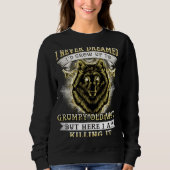 I NEVER DREAMED I'D GROW UP TO GRUMPY OLD WOLF SWEATSHIRT (Vorderseite)