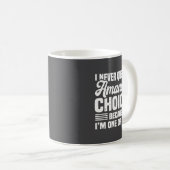 I Never Question Amanda's Choices Funny Husband Wi Kaffeetasse (VorderseiteRechts)