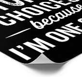 I Never Question Autumn’s Choices - Autumn D Name Poster (Ecke)