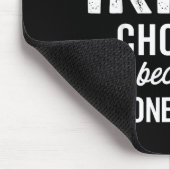 I Never Question Iris’s Choices - Iris D Name Mousepad (Ecke)