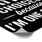 I Never Question Katie’s Choices - Katie D Name Poster (Ecke)