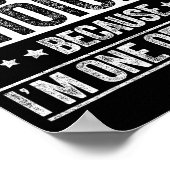 I Never Question My Husband's Choices Marriage Fun Poster (Ecke)