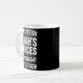 I Never Question Sarah’s Choices - Sarah D Name  Kaffeetasse (Vorderseite Links)