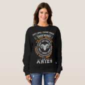 I Never Said I Was Perfect Aries Zodiac Sign Horos Sweatshirt (Vorne ganz)