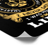 I Never Said I Was Perfect I Am A Libra Poster (Ecke)