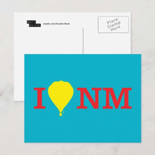 I New Mexico Postkarte (Vorne/Hinten)