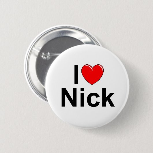 I Nick der Liebe-(Herz) Button (Vorne & Hinten)