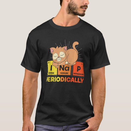 I Nickerchen Regelmäßig Tierfütterhalter Niedlich T-Shirt (Vorderseite)