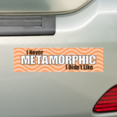 I nie metamorph mochte ich nicht (Orange) Autoaufkleber (Auf Auto)