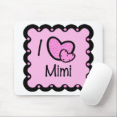 I niedlicher T - Shirt der Liebe-Mimi Mousepad (Mit Mouse)