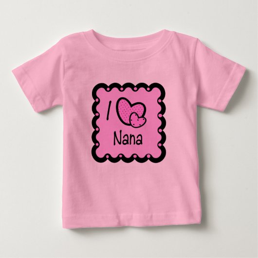 I niedlicher T - Shirt Liebe-Nanas (Vorderseite)