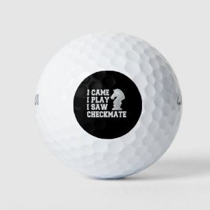 I Nockeni Play I Saw Checkmate Funny Chess PLayer Golfball