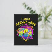 I NUR WIRKLICH LIEBE 80er Postkarte (Stehend Vorderseite)