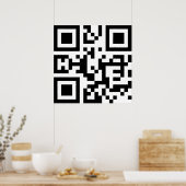 I ❤ NY — QR-Code Poster (Küche)