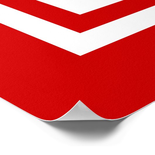 I ❤ NY — QR Code weiß Poster (Ecke)