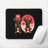 I-o Couples Matching Funny Bigfoot In Midwestern V Mousepad (Mit Mouse)