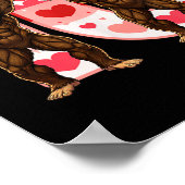 I-o Couples Matching Funny Bigfoot In Midwestern V Poster (Ecke)