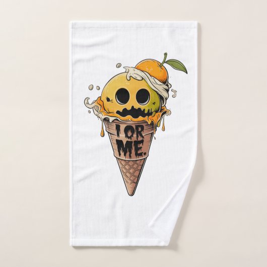 I ODER ME, niedlicher Eis Badhandtuch Set (Handtuch)