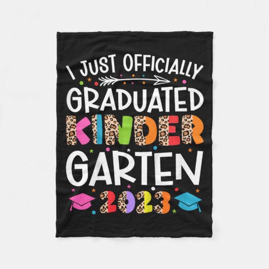 I Offizieller Kindergarten Abschluss 202 Fleecedecke (Vorderseite)