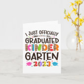 I Offizieller Kindergarten Abschluss 202 Karte (Gelbe Blume)