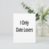 I only date Loaders Postkarte (Stehend Vorderseite)