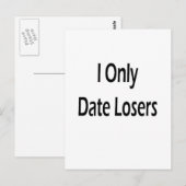 I only date Loaders Postkarte (Vorne/Hinten)