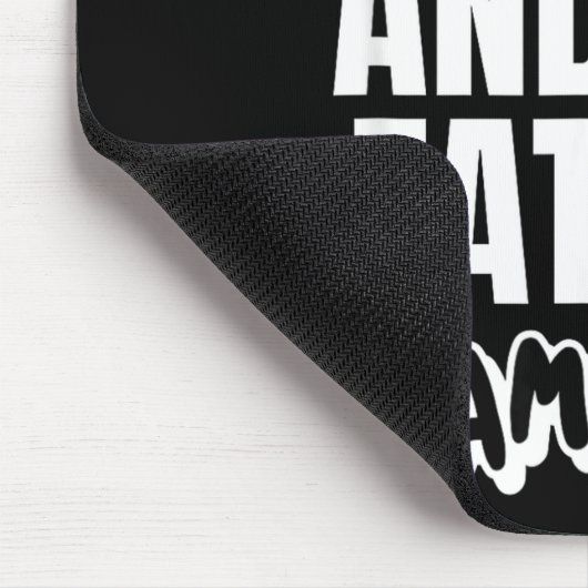 I Opened My Mouth And My Father Came Out Funny Hum Mousepad (Ecke)