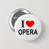 I ❤️ OPERA I LIEBE OPERA I HEART OPERA BUTTON (Vorne & Hinten)