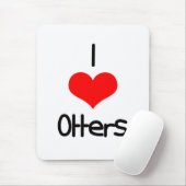 I Otter des Herz-(Liebe) Mousepad (Mit Mouse)