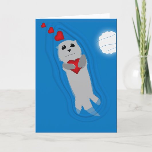 I Otter-ly Adore you Karte (Vorderseite)