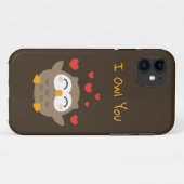 I Owl You Illustration Case-Mate iPhone Hülle (Rückseite (Horizontal))