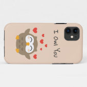 I Owl You Illustration Case-Mate iPhone Hülle (Rückseite (Horizontal))