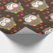 I Owl You Illustration Geschenkpapier (Ecke)