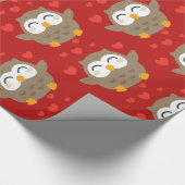 I Owl You Illustration Geschenkpapier (Ecke)