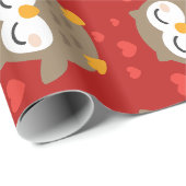 I Owl You Illustration Geschenkpapier (Rolleneckpunkt)