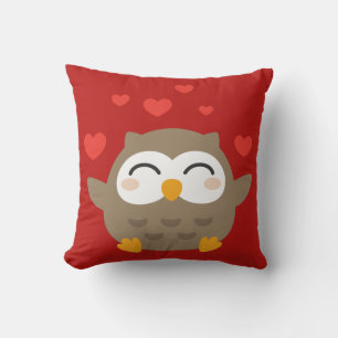 I Owl You Illustration Kissen