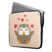 I Owl You Illustration Laptopschutzhülle (Vorderseite Links)
