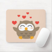 I Owl You Illustration Mousepad (Mit Mouse)