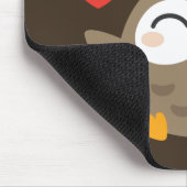 I Owl You Illustration Mousepad (Ecke)