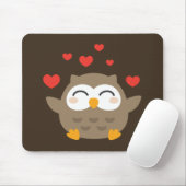 I Owl You Illustration Mousepad (Mit Mouse)