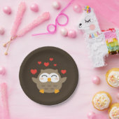 I Owl You Illustration Pappteller (Party)