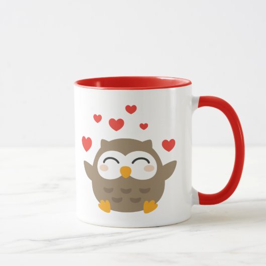 I Owl You Illustration Tasse (Rechts)