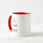 I Owl You Illustration Tasse (Vorderseite Links)
