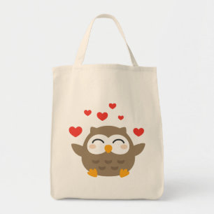 I Owl You Illustration Tragetasche