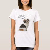 I Own You Shih Tzu T-Shirt (Vorderseite)